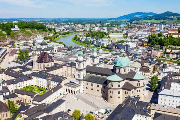 Salzburg hava panoramik görünüm — Stok fotoğraf