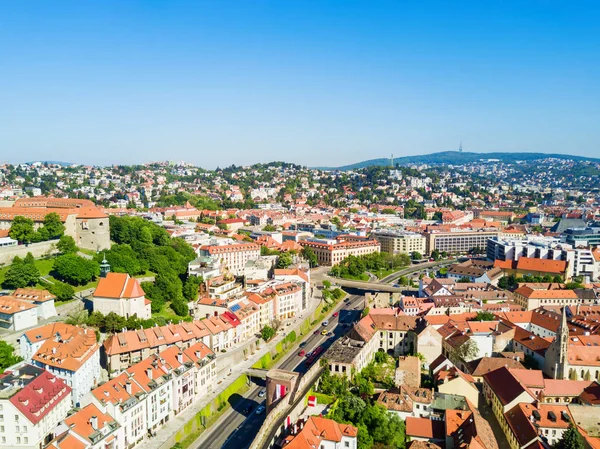 Bratislava hava panoramik görünüm — Stok fotoğraf