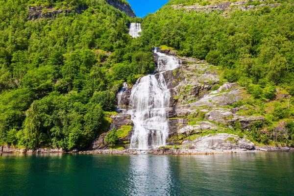 Geiranger at Geirangerfjord, Norway — Zdjęcie stockowe