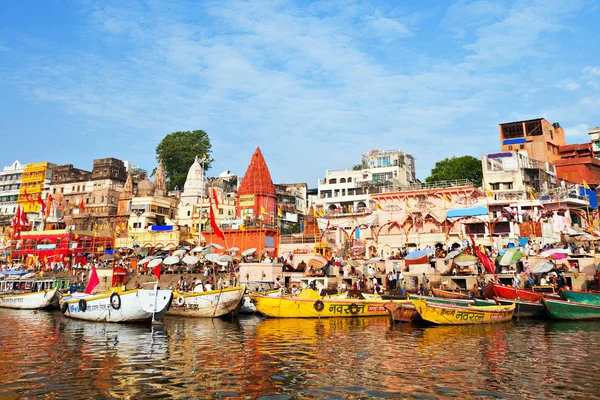 Ghats auf ganga — Stockfoto