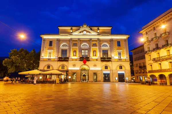 Lugano Town Hall in Switzerland — Stock Photo, Image