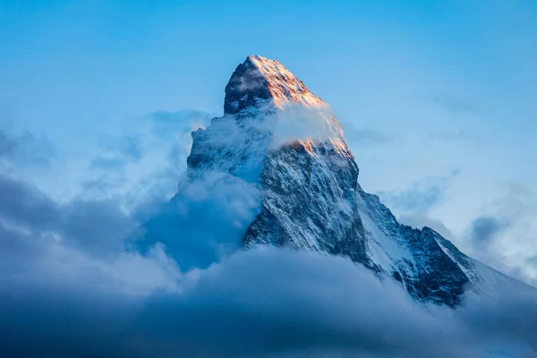 Pasmo górskie Matterhorn w Szwajcarii — Zdjęcie stockowe