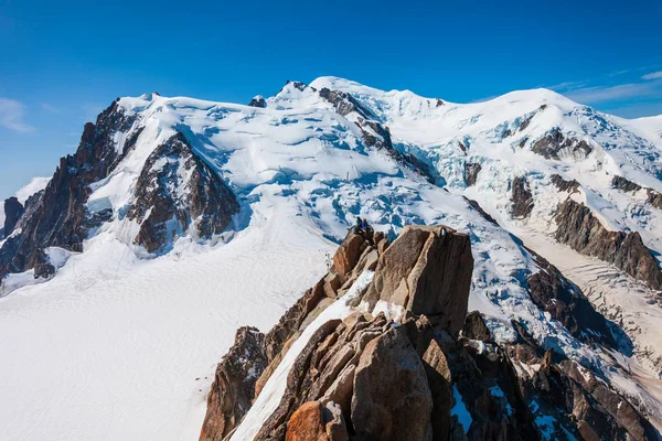 Mont Blanc montanha mais alta, Europa — Fotografia de Stock