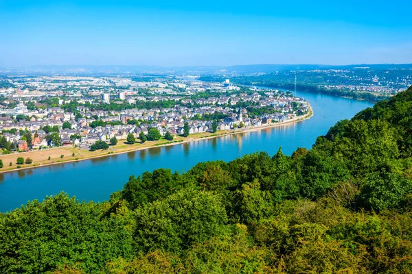 Koblenz városára, Németország — Stock Fotó