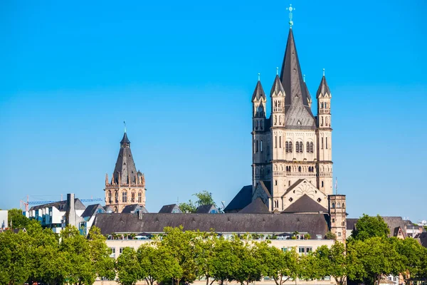 Büyük Saint Martin Kilisesi, Köln — Stok fotoğraf