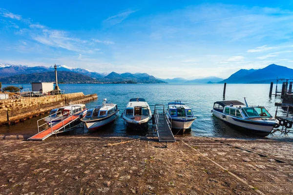 Stresa town, Lago Maggiore Lake — Stock Photo, Image