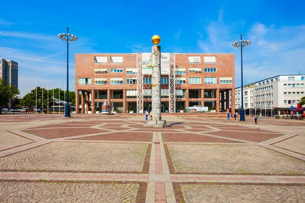 Městská radnice Dortmund Rathaus, Německo — Stock fotografie