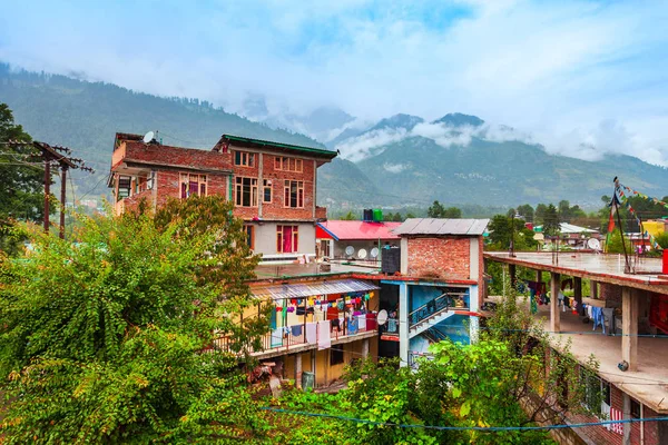 Mall main street in Manali, India — Stock Photo, Image