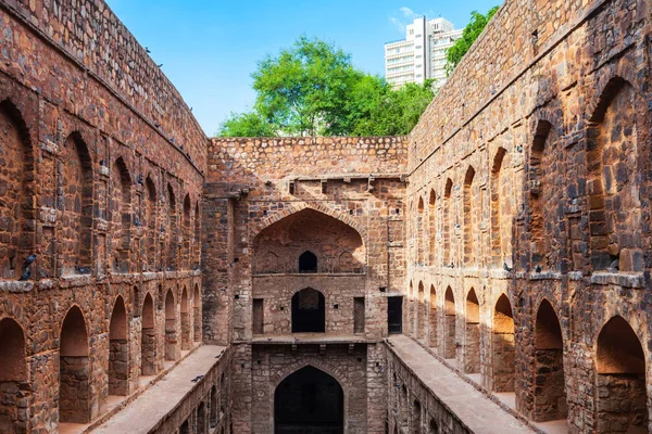 Agrasen ki Baoli passo bem, Delhi — Fotografia de Stock