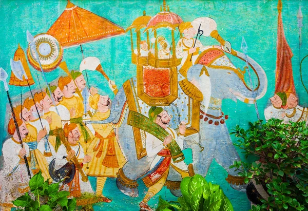Kotah Garh City Palace Gemälde — Stockfoto