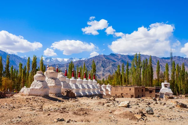 Thikse Gompa Eller Thiksey Kloster Ett Tibetanskt Buddistkloster Thiksey Nära — Stockfoto