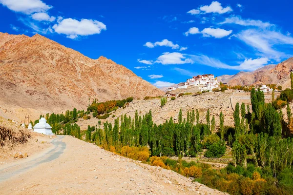 印度北部Ladakh靠近Leh的Likir村的Likir修道院或Gompa — 图库照片