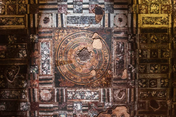 Antike Buddhistische Malerei Den Ajanta Höhlen Nahe Der Stadt Aurangabad — Stockfoto