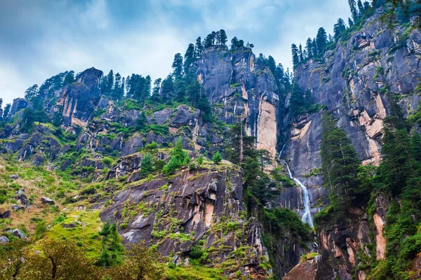 Cachoeira Yogini Perto Vila Vashisht Manali Himalaia Himachal Pradesh Norte — Fotografia de Stock