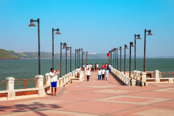 Dona Paula Cape Pohled Město Panjim Státě Goa Indii — Stock fotografie