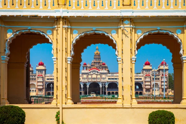 Mysore Palace Palazzo Storico Una Residenza Reale Mysore India — Foto Stock