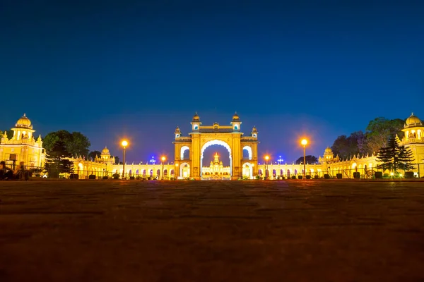 Mysore Palace Ist Ein Historischer Palast Und Eine Königliche Residenz — Stockfoto