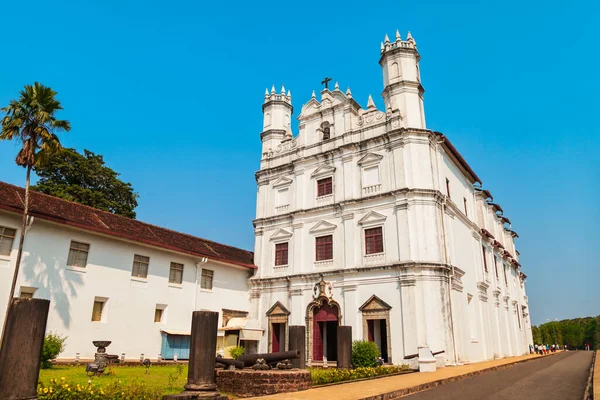 Kostel Františka Assisi Římský Katolický Kostel Nachází Staré Goa Indii — Stock fotografie