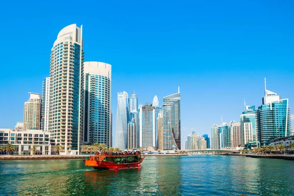 Dubai Marina Ist Eine Künstliche Kanalstadt Und Ein Stadtteil Dubai — Stockfoto