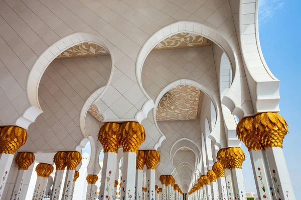 Innenraum Der Sheikh Zayed Grand Moschee Der Größten Moschee Der — Stockfoto