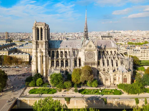 Notre Dame Paris Notre Dame Cathedral Medieval Catholic Cathedral Paris — Stock Photo, Image