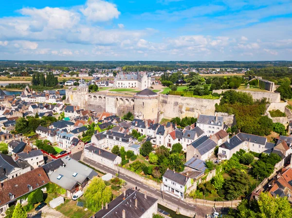 Widok Panoramiczny Miasto Amboise Dolina Loary Francji — Zdjęcie stockowe