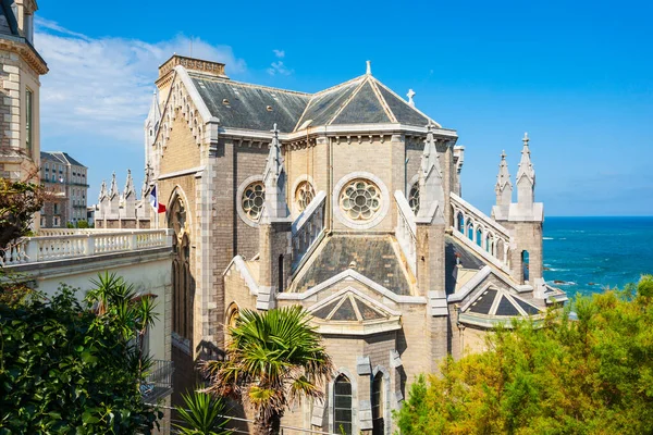 Eglise Sainte Eugénie Est Une Église Catholique Ville Biarritz France — Photo