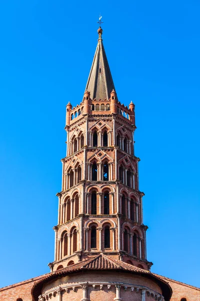 Basilikan Saint Sernin Romersk Katolsk Kyrka Toulouse Frankrike — Stockfoto