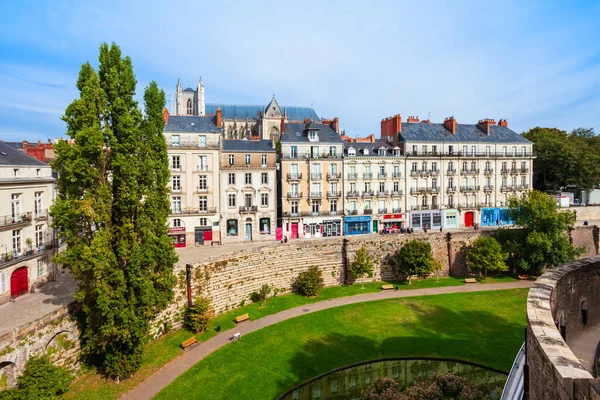 Nantes Aerial Panoramic View Nantes City Loire Atlantique Region France — Stock Photo, Image