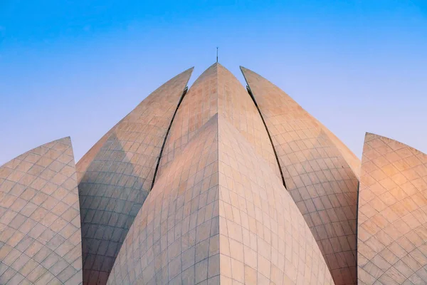 New Delhi India April 2012 Lotus Temple Bahai House Worship — Stock Photo, Image