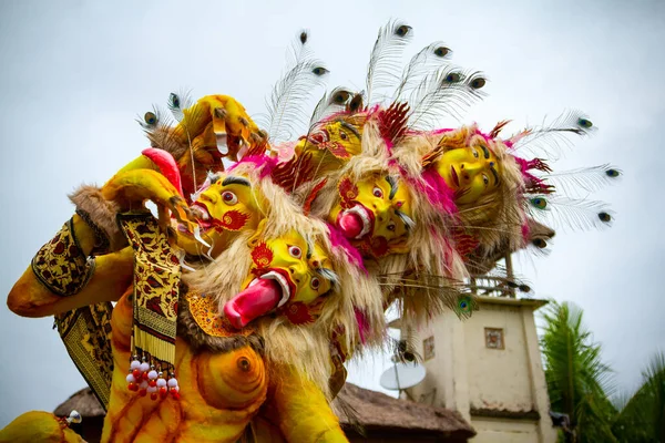 Ubud Bali Március 2011 Ogoh Ogoh Szobrok Ngrupuk Parádén Bali — Stock Fotó