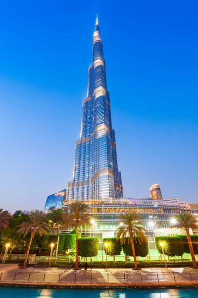 Dubai Zjednoczone Emiraty Arabskie Luty 2019 Burj Khalifa Lub Khalifa — Zdjęcie stockowe