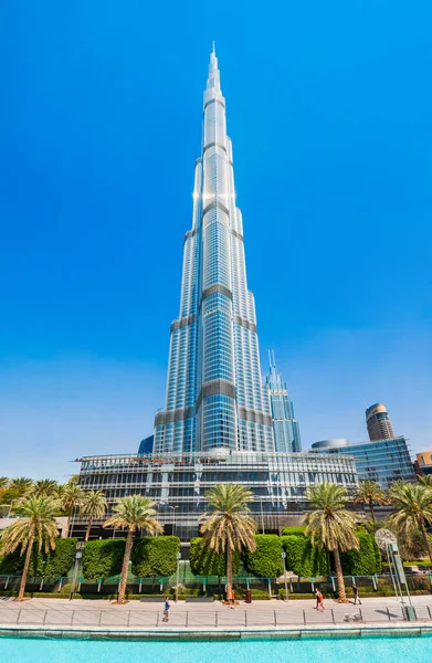 Dubai Vae Februari 2019 Burj Khalifa Khalifa Tower Een Wolkenkrabber — Stockfoto