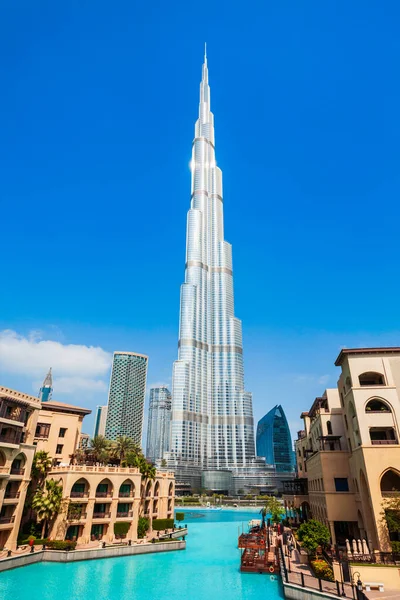 Dubai Vae Februar 2019 Der Burj Khalifa Oder Khalifa Tower — Stockfoto