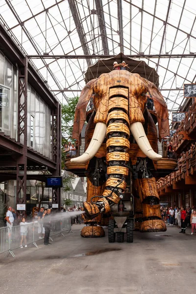 Nantes Francia Septiembre 2018 Machines Isle Nantes Proyecto Artístico Turístico — Foto de Stock