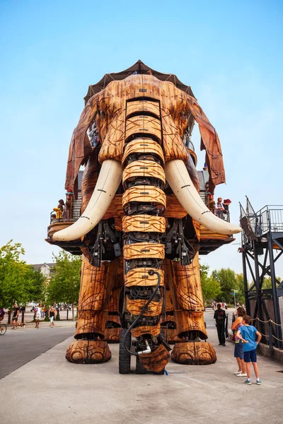 Nantes Francia Septiembre 2018 Machines Isle Nantes Proyecto Artístico Turístico — Foto de Stock