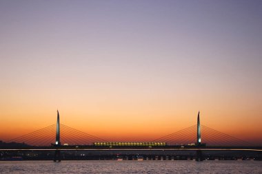 Istanbul Türkiye günbatımı Boğaziçi Köprüsü