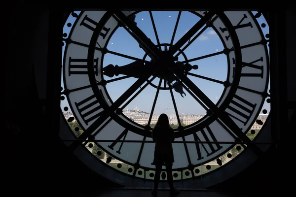 Relógio no Musee D 'Orsay em Paris — Fotografia de Stock