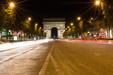 ünlü arc de triomphe Paris, Fransa