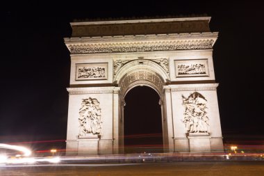 ünlü arc de triomphe Paris, Fransa