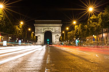 ünlü arc de triomphe Paris, Fransa