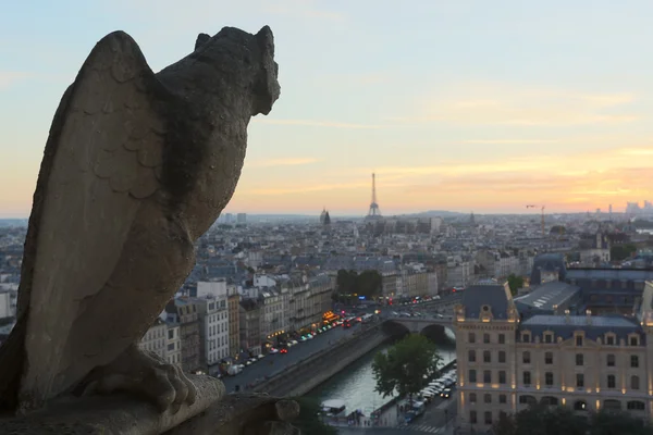 Chimaera van Notre Dame — Stockfoto