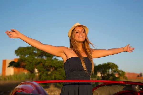 Ja! Semester äntligen! — Stockfoto