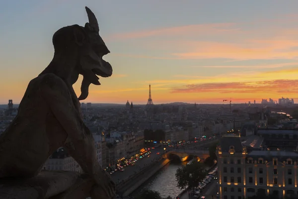 Chimeras of Notre Dame — Stock Photo, Image