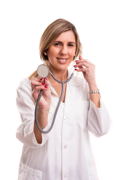 Dokter met stethoscoop — Stockfoto