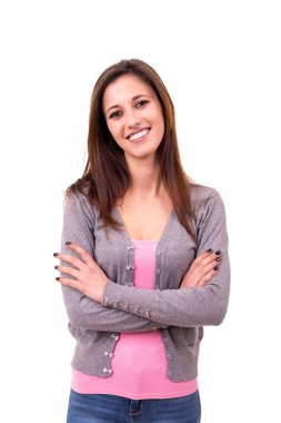 Çapraz kollu kadın 