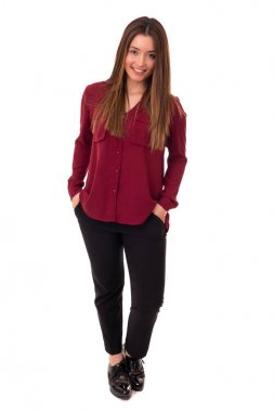 Genç güzel kadın.