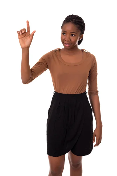 Mooie Afrikaanse jonge vrouw — Stockfoto