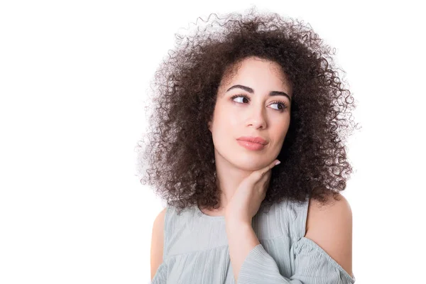 Thoughtful young woman — Stock Photo, Image