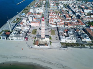 Aveiro feneri güzel Portekizce sahilde